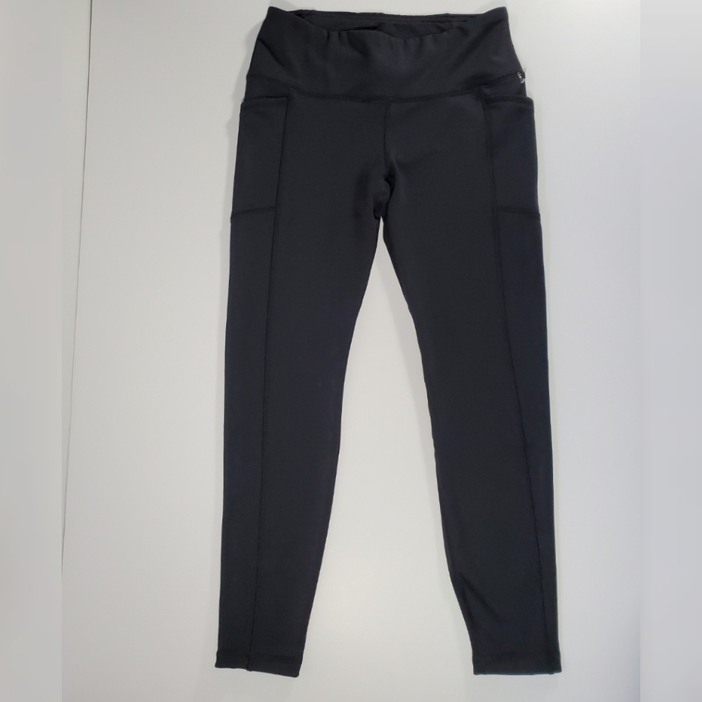 Spyder Fleece Lined Leggings w Pockets Black Large
